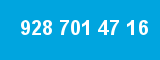 928 701 47 16 928 701 47 16